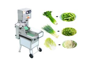 China Restaurants Electric Conveyor Belt Lettuce Cutting Machine wholesale
