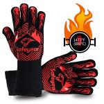 Food Grade Silicone Safety Working Gloves Grill Heat Aid Extreme Heat Resistant