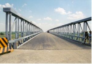 China Compact Modular Steel Bridge Galvanized With Prefabricated Steel wholesale
