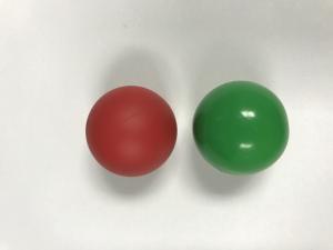 China Injection molded Solid bouncy Plastic TPR Ball for Baby Toys Accessories wholesale