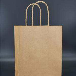 China ODM Personalised Kraft Paper Bags Oversize PP Rope Cotton Grosgrain Handle wholesale