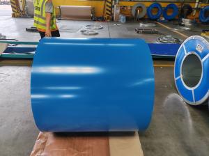 China High Strength Prepainted Color PVDF Steel Coils 1250mm For Construction wholesale