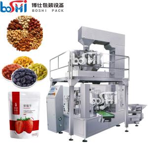 China Automatic Dried Fruit Snack Granule Stand Up Pouch Rotary Packing Machine 100G 500G wholesale