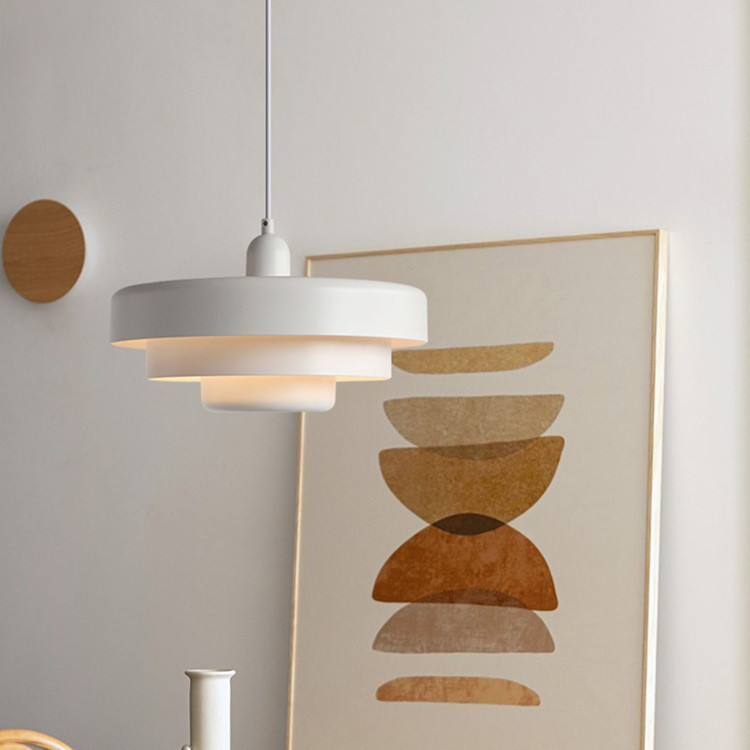 Nordic LED Pendant Light 3 Layers Dark Green Circle Hanging Lamps(WH-AP-584)