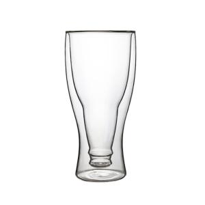 China 300ml Modeling Double Beer Borosilicate Glass Cup wholesale