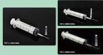 PE Disposable Medical Syringe Luer Lock Tip Vaccine Syringe