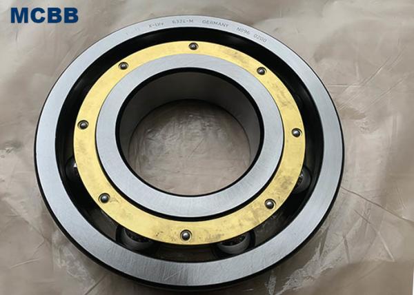 Chrome Steel Angular Contact Ball Bearings High Strength Anti Rust