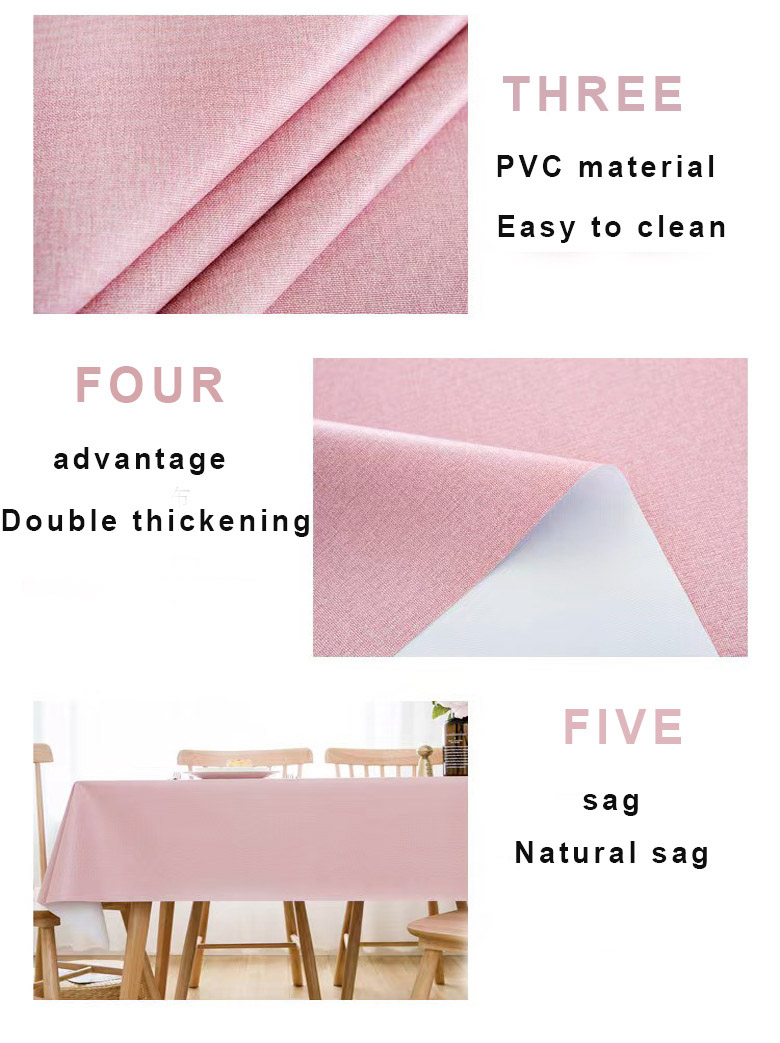 Modern Washable Table Cloth for Wedding Fabric Rectangular and Round Dining Tables