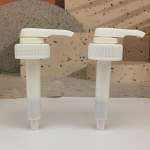 China Screw Down Cosmetic Lotion Pump Plastic Liquid Dispenser Pump Ribbed Dosage 10cc wholesale