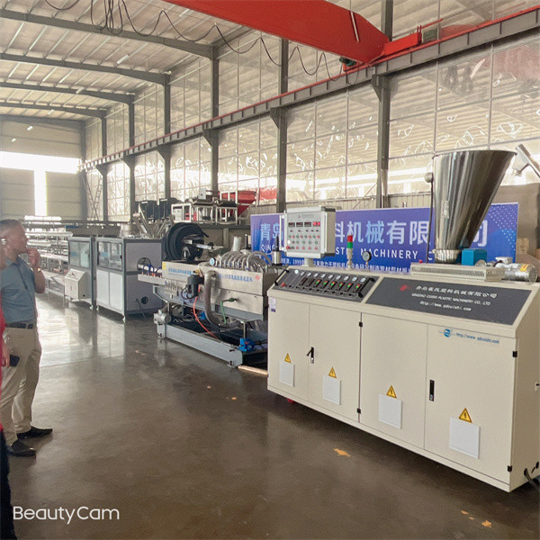 Cable Protection Spiral Pipe Machine , HDPE Spiral Pipe Production Line