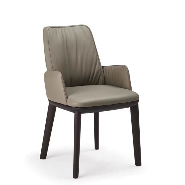 Plicated Wooden Dining Chair , Solid Wood Dining Chair Furniture For Living Room