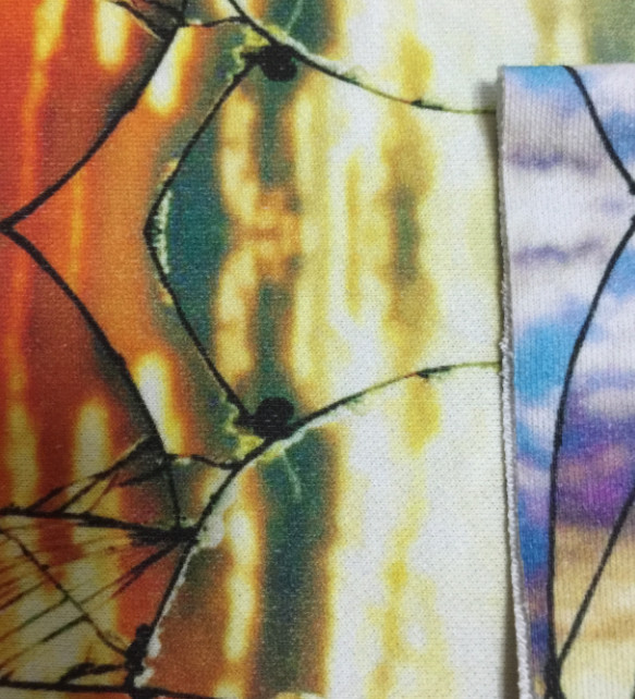 New product ! Retro design superior quality andgood handfeel print Interloop knitted fabric