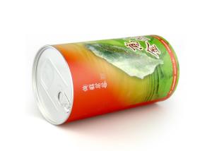 China Aluminum Foil Liners Paper Cylinder Containers Peel Foil Lid For Nuts Packaging wholesale