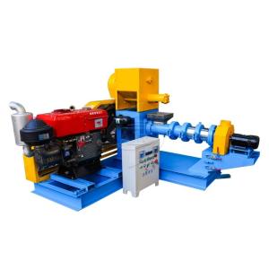 China Automatic Fish Feed Pellet Machine Simple Construction 1500*1360*1250mm wholesale