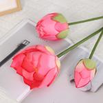 Lotus artificial flowers, simulated flowers, tactile lotus leaves, lotus pods,