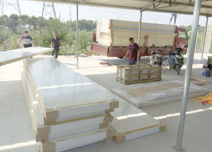 Insulation PU Panel Cold Storage Room Cooling System For Hotel , White Color