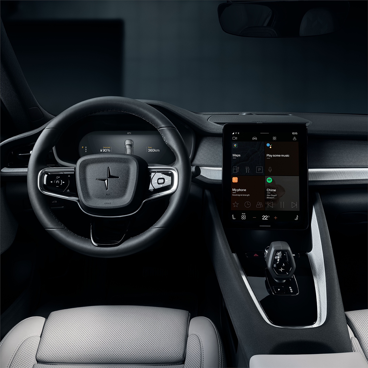 4606*1859*1479mm Polestar 2 Electric Vehicle with 565km NEDC Range and Ternary Lithium Battery