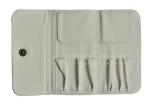 Fashion Women Handy Clutch Purse Makeup Brush Roll Bag Pen Holder Case