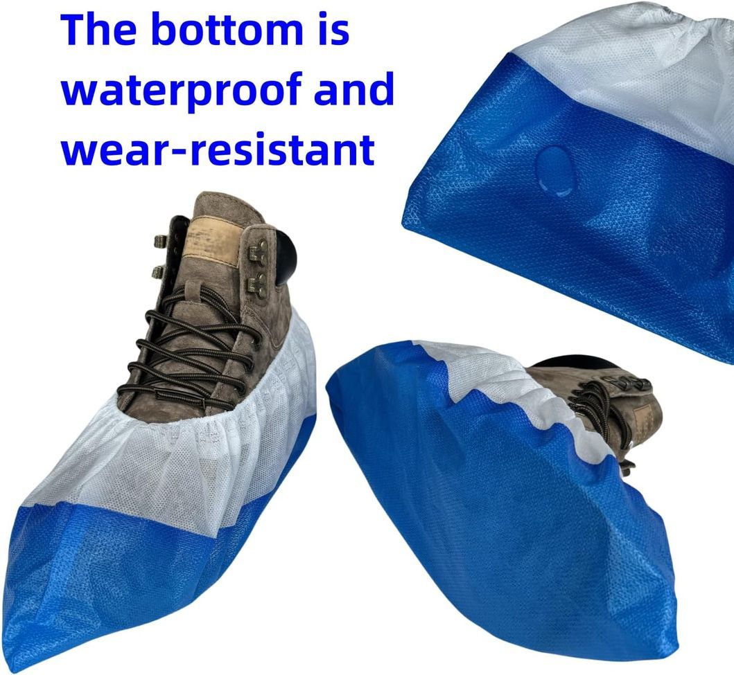 Protective Footwear Disposable Non-Woven PP CPE PE PVC Disposable Shoe Cover