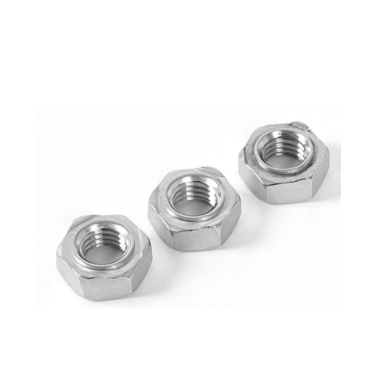 Metric Stainless Steel Hex Weld Nuts M3 M4 M5 M6 M8 M10 A2 A4 with Customized Service