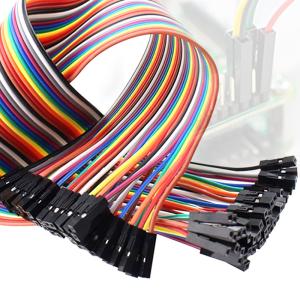 China 1.25mm 40PIN Flat Rainbow Ribbon Cable Dupont Line Breadboard GPIO Cables wholesale