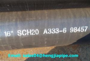 China A333-6 Seamless pipes wall thickness SCH20 wholesale