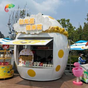 China Popcorn Customized Fiberglass Kiosk For Amusement Park wholesale