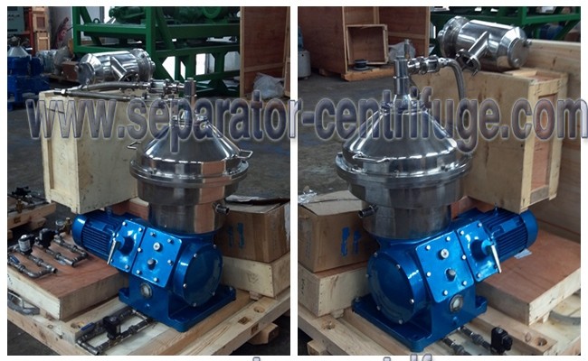 Automatic Part Discharging 2 Phase Dairy / Milk Clarifying Disc Separator - Centrifuge for Clarifying Milk