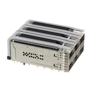 China TE 2299924-5 ZQSFP+ Receptacle with Cage Ganged (2x3) with Heat Sink Connector Included Lightpipe wholesale