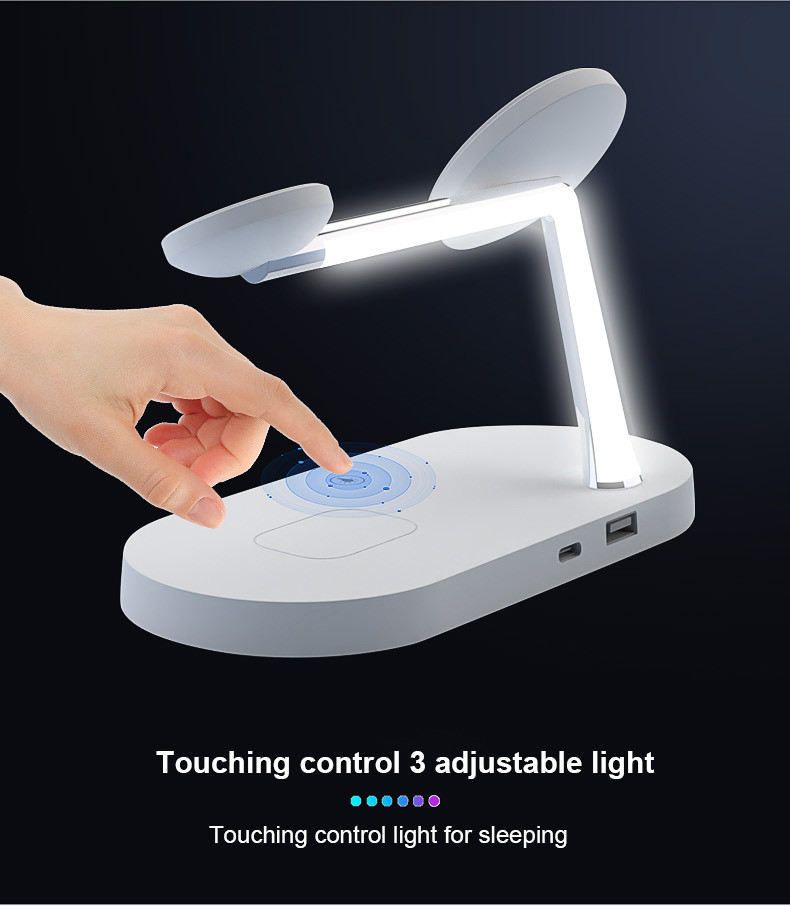 5-in-1 Wireless Charger With Night Light And Multiple Safe Protection