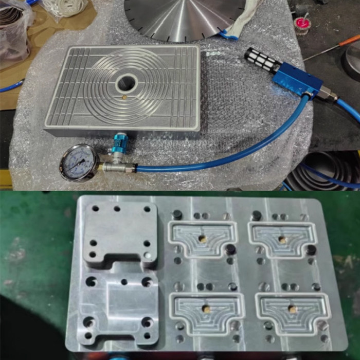 CNC Vacuum Chuck for Industrial Applications with PVC Stainless Steel Iron Wood Copper Aluminum