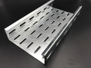 China Manufacturers 3000x400x2mm Galvanized Steel Perforated Cable Tray wholesale