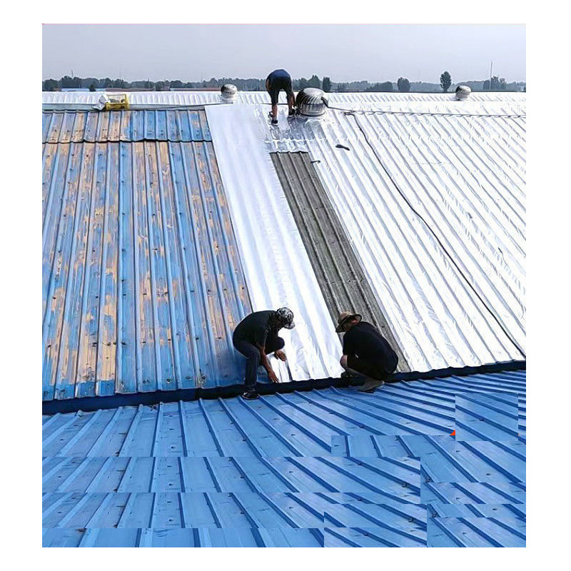 Industrial And Civil Buildings Metal Roof with Self-adhesive Waterproof Membrane Self-Adhesive Waterproof Roofing Felt Multiple Layers for Sound &