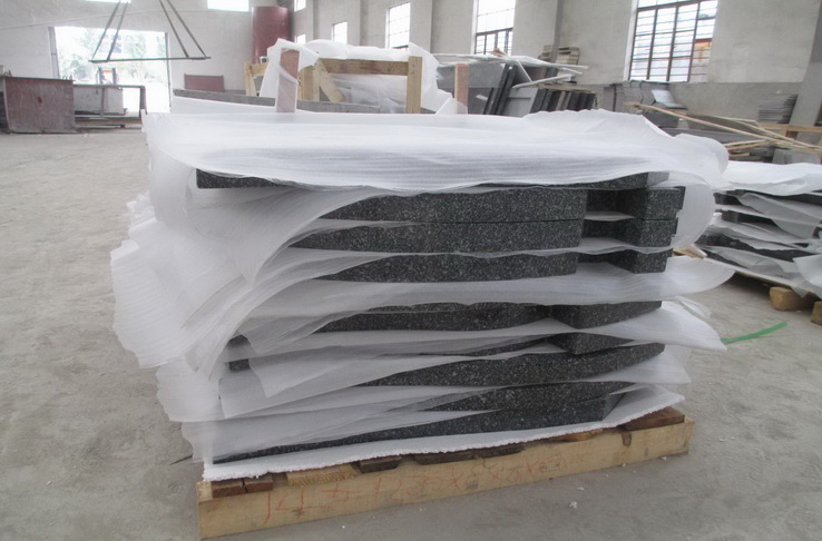 indian black granite modern headstone design