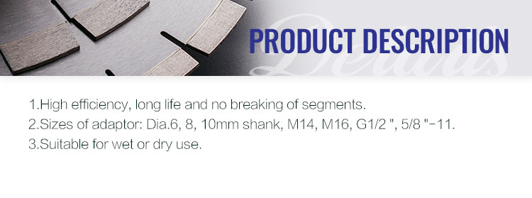 Customized Support OEM Diamond Core Drill Bit for Refractory Brick and Stone Drilling