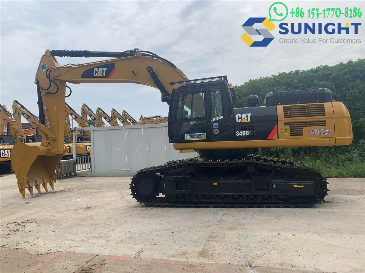 Used Excavators Strong Motivation High Performance Construction Engineering Digging Excavators CAT 340D2L