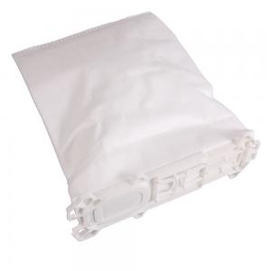 China Non-woven fabric dust white bag plastic card bored air filter dust bag for vacuum cleaner Vorwerk Kobold VK 135 136 wholesale