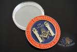 Lightweight Coast Guard Challenge Coins , Personalized Military Coins Eco
