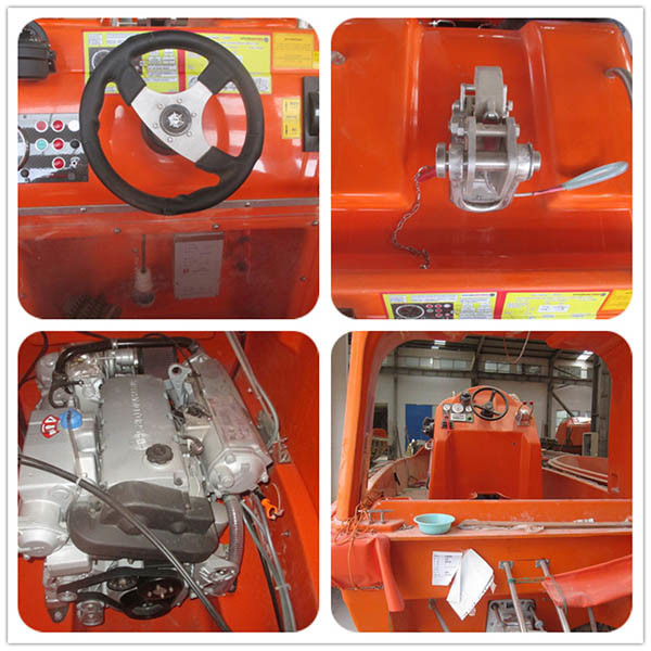 IACS Approved SOLAS 15 Persons Diesel Engine Driven Water Jet Fast Rescue Boat