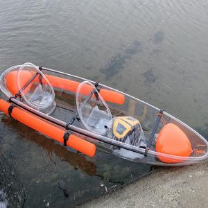 China No Inflatable Transparent See Through Kayak For Fishing 3.3m / 3.4m Length wholesale