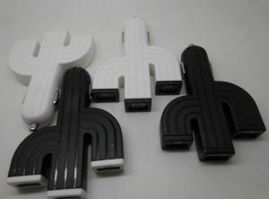 China Novelty usb car charger,Cactus shaped usb car charger ,cell phone car charger wholesale