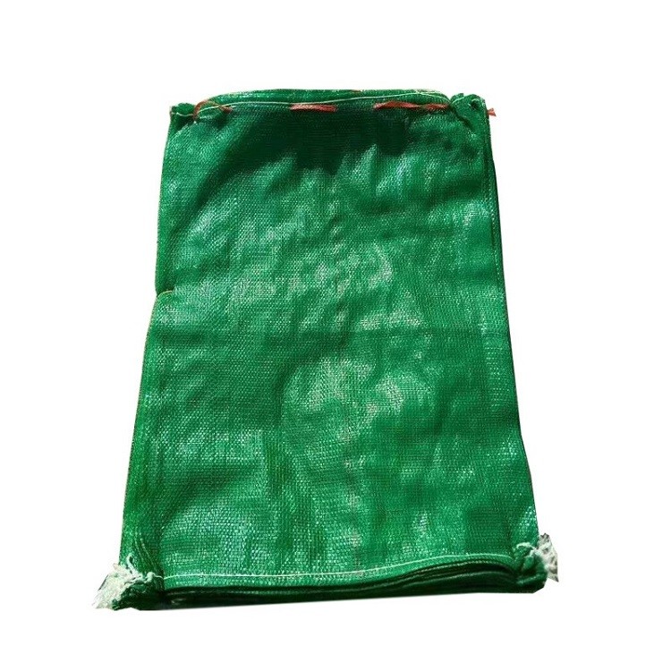 Drawsting PP Tubular Net Mesh Bag Firewood Vegetable Onion Potato Fruit