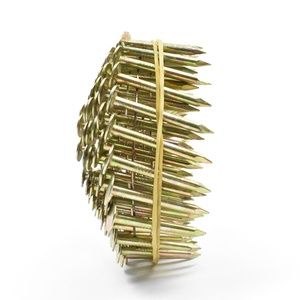 .120''*1-3/4'' Smooth Shank Diamond Point Electric Galvanized Roofing Coil Nails