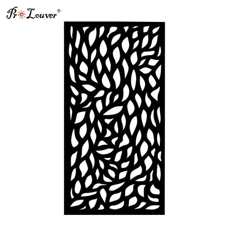 Exterior Decorative CNC Laser Cut Metal Screen Panel Customized Design