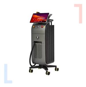 China 808 Diode Laser Hair Removal Machine High quality Ice Platinum Titanium 1600W wholesale