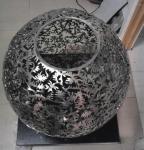 CNC laser cut stainless steel thick plate shaped fabrication