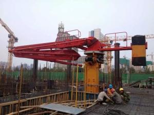 China Safety Hydraulic Concrete Placing Boom / Concrete Tower Boom Floor Or Shaft Climbing wholesale
