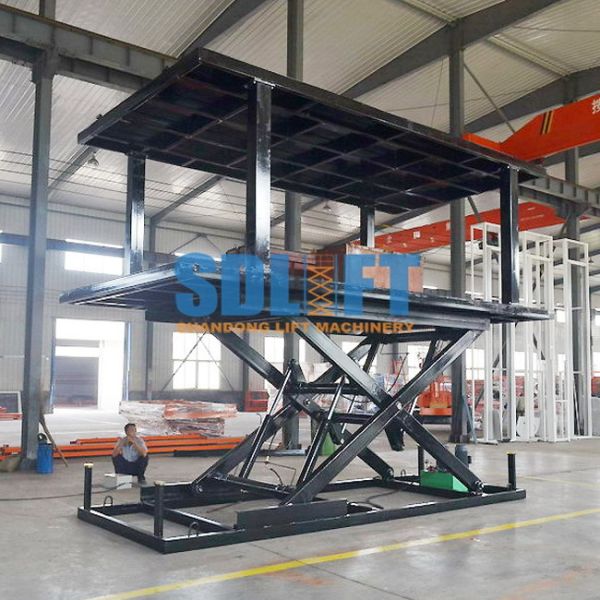 3tonne 2.5m Hydraulic Scissor Car Lift Vehicle Portable For Home Garage