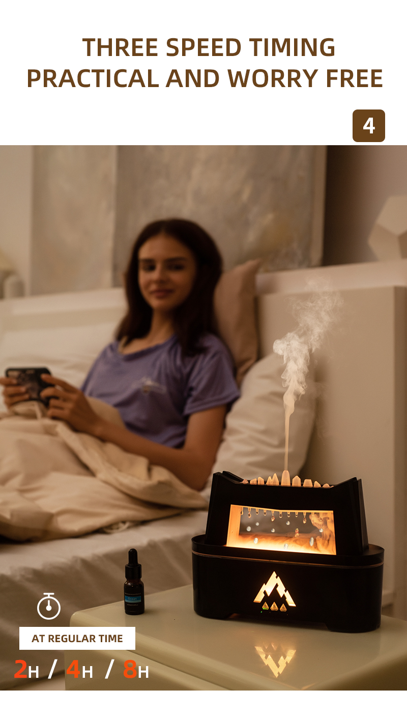 2023 Volcano Humidifier for Home Office Spa Online Sales Private Mold Yes 3 Mist Output