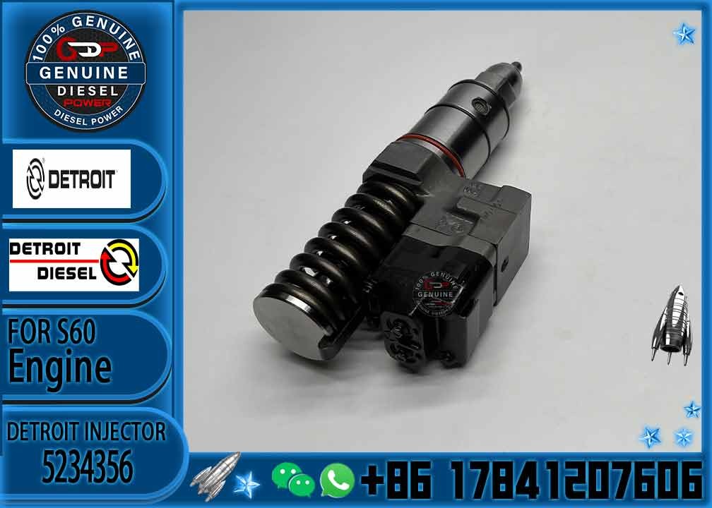 D-etroit 12.7L SERIES S60 N2 Common Rail Diesel Fuel Injector 4991752 5234356